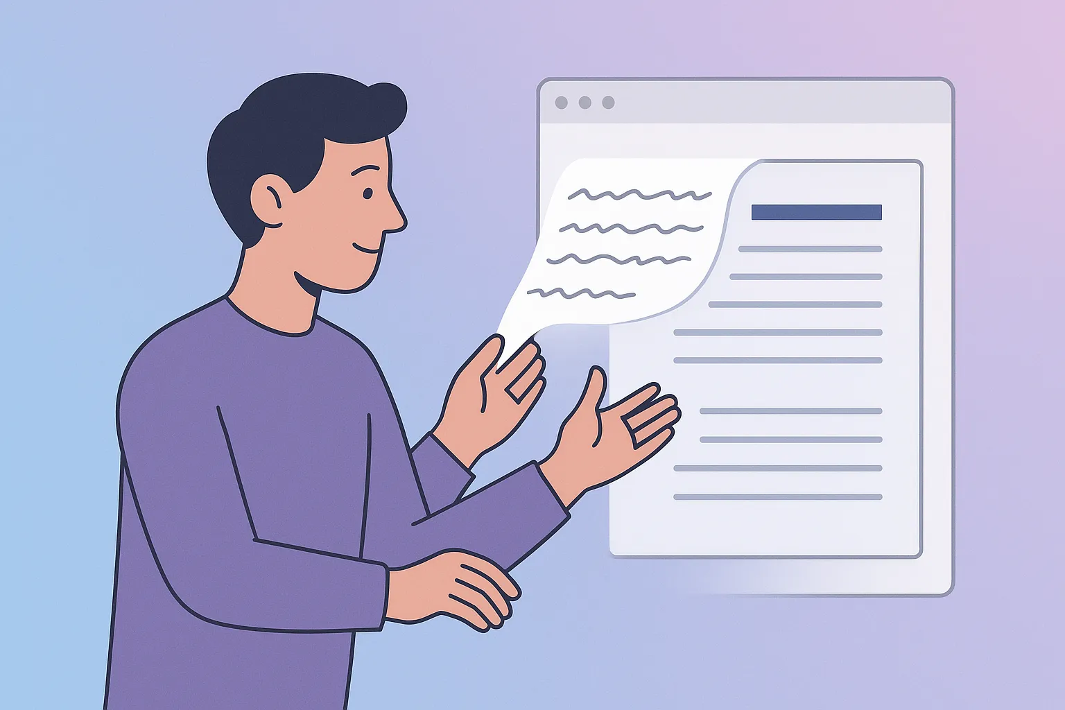 블로그 글에 경험 녹이는 법 — 손글씨 메모와 진짜 경험을 더하는 일러스트