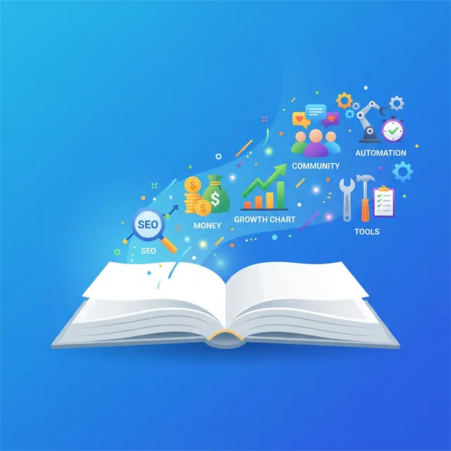 블로그 성공 — 블로깅의 모든 개념이 담긴 일러스트