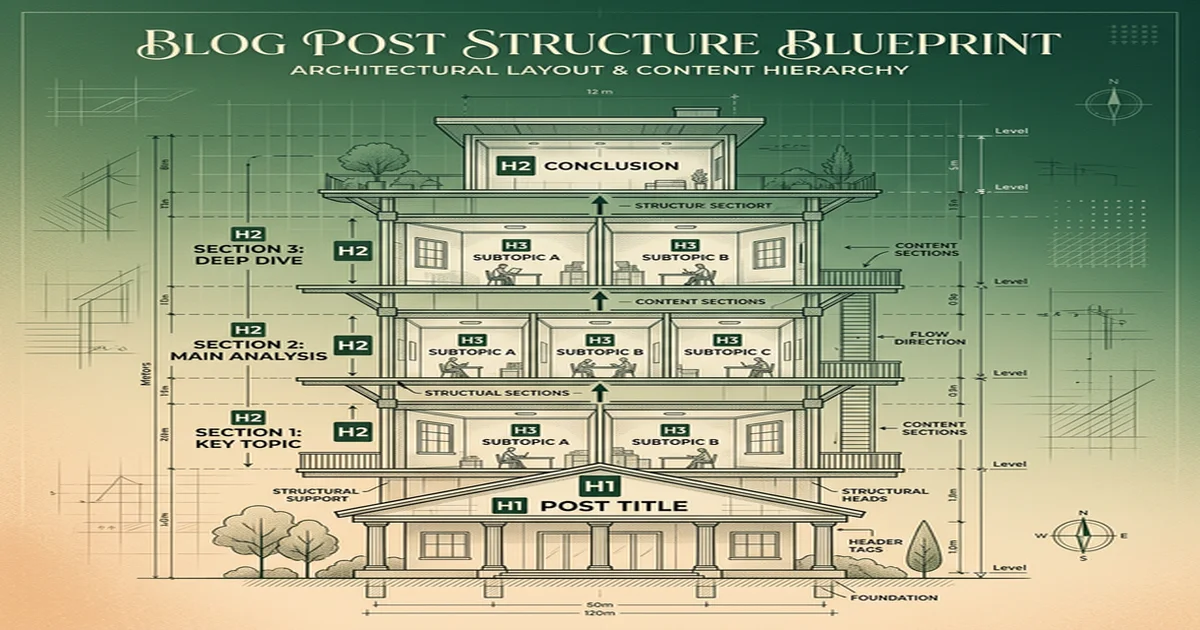 네이버 검색 노출 잘 되는 글 구조 — 템플릿 공개