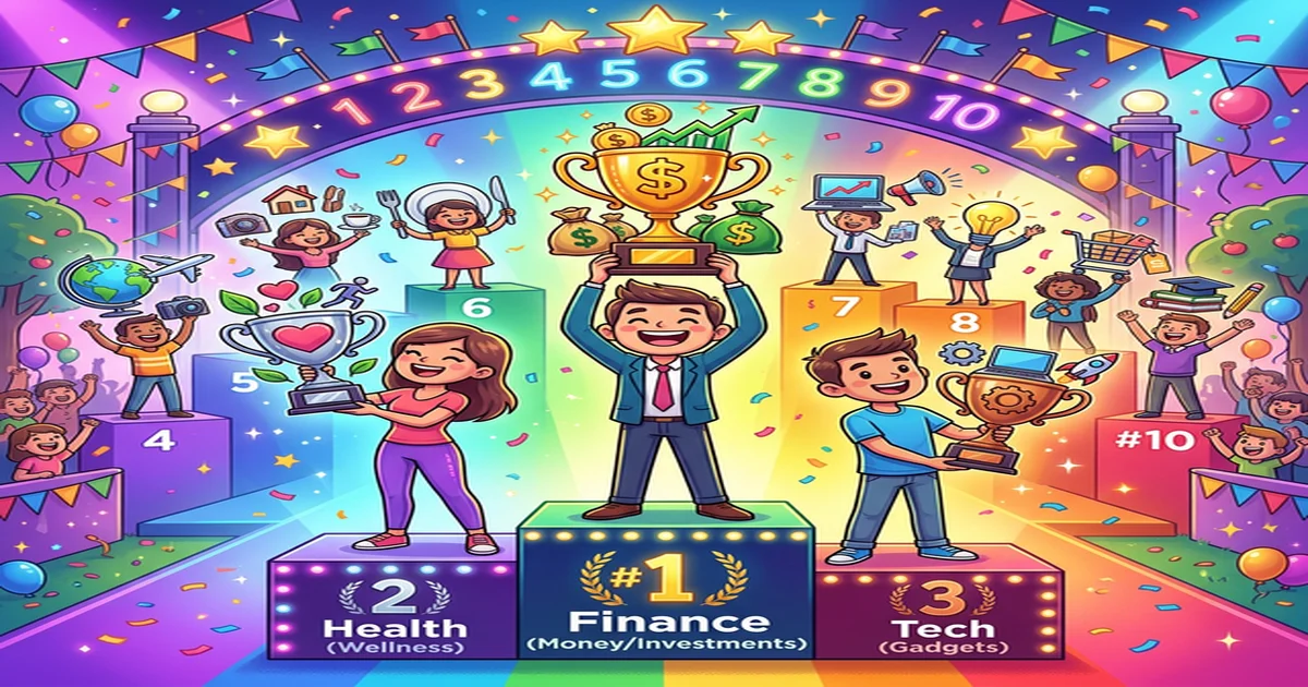 수익형 블로그 주제 추천 TOP 10 — 어떤 주제로 시작할까?